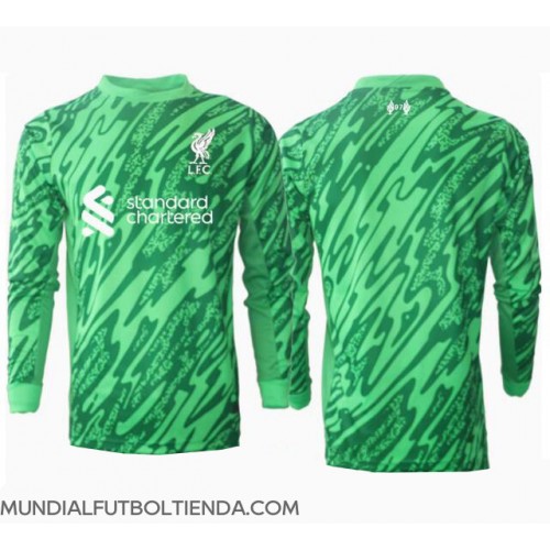 Camiseta Liverpool Portero Segunda Equipación Replica 2024-25 mangas largas